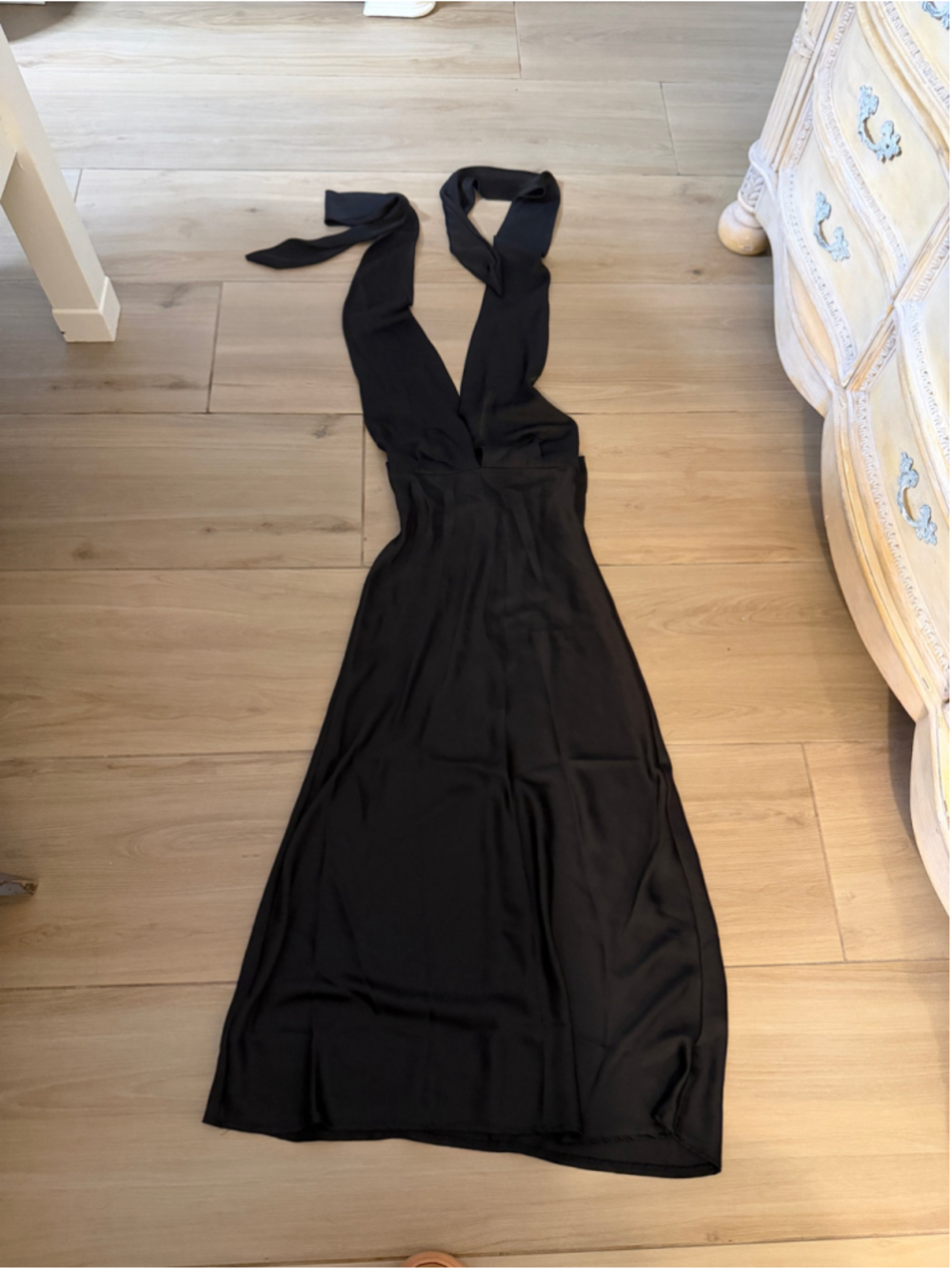 NEW Transformer Evening Long Dress Multi Wrap Convertible Halter Maxi S